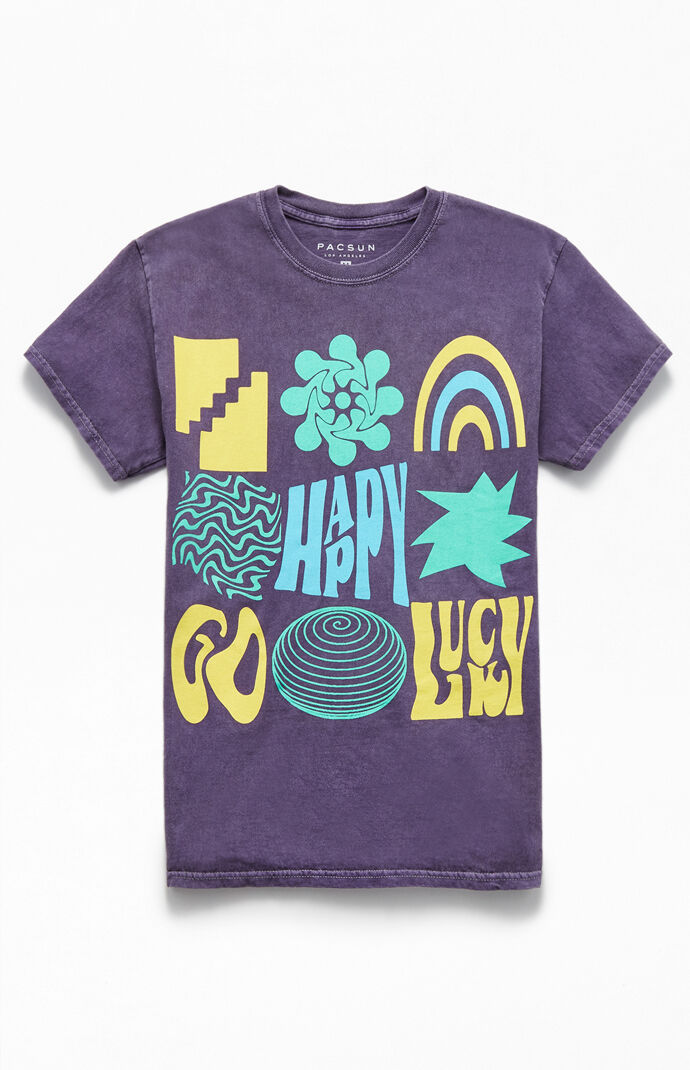Pacsun Happy Go Lucky T Shirt Pacsun