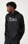 Grow Together Built-In Face Mask Hoodie Grow Together Built-In Face Mask Hoodie image number null