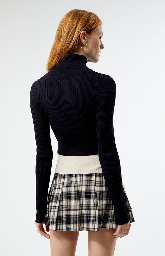 Black and white plaid skirt pacsun shop