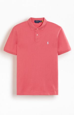 Slim Fit Mesh Polo Shirt image number 1