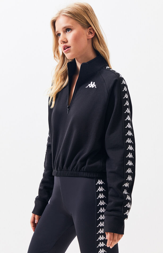 kappa half zip sweatshirt