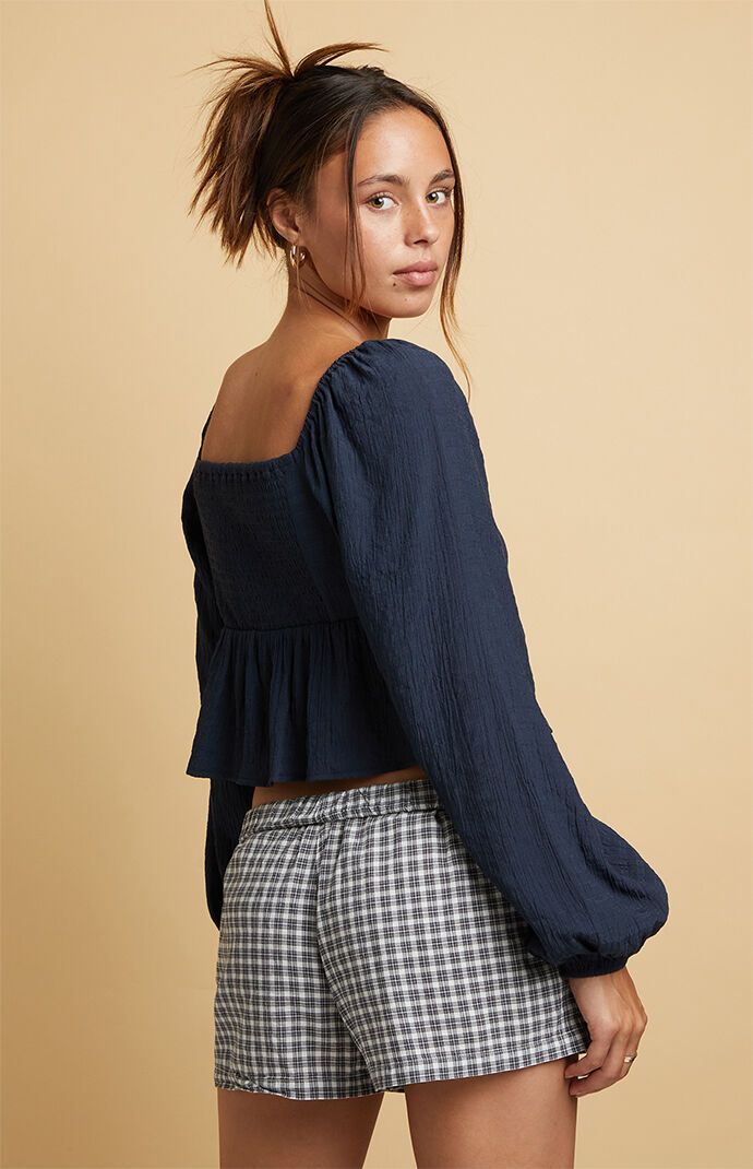 Beverly and Beck Lily Long Sleeve Top