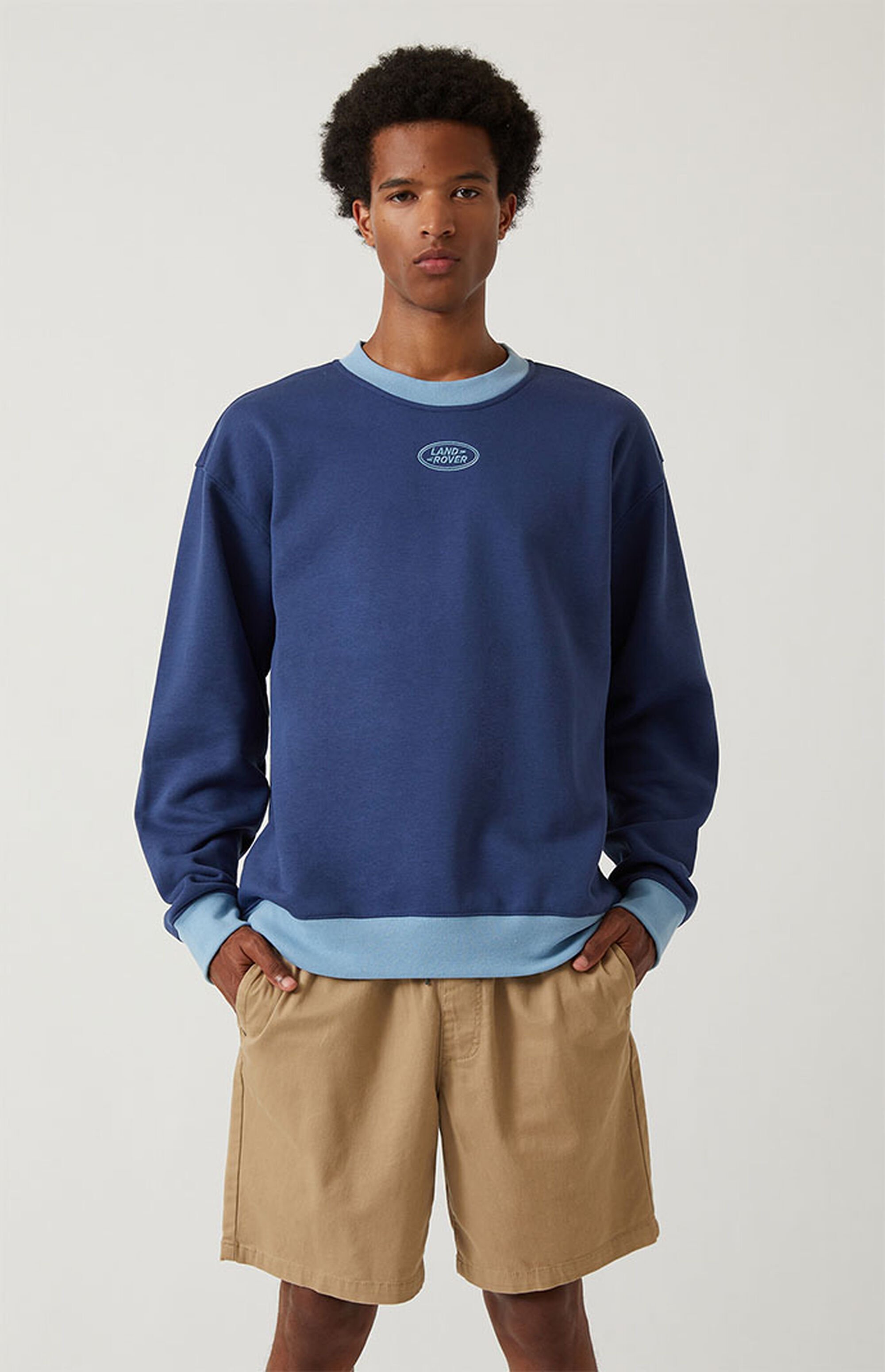 Land Rover Contrast Logo Crew Neck Sweatshirt PacSun