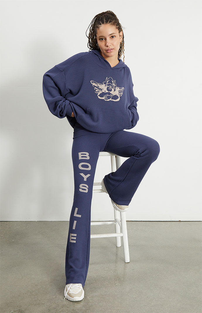 Boys lie cheap denim hoodie