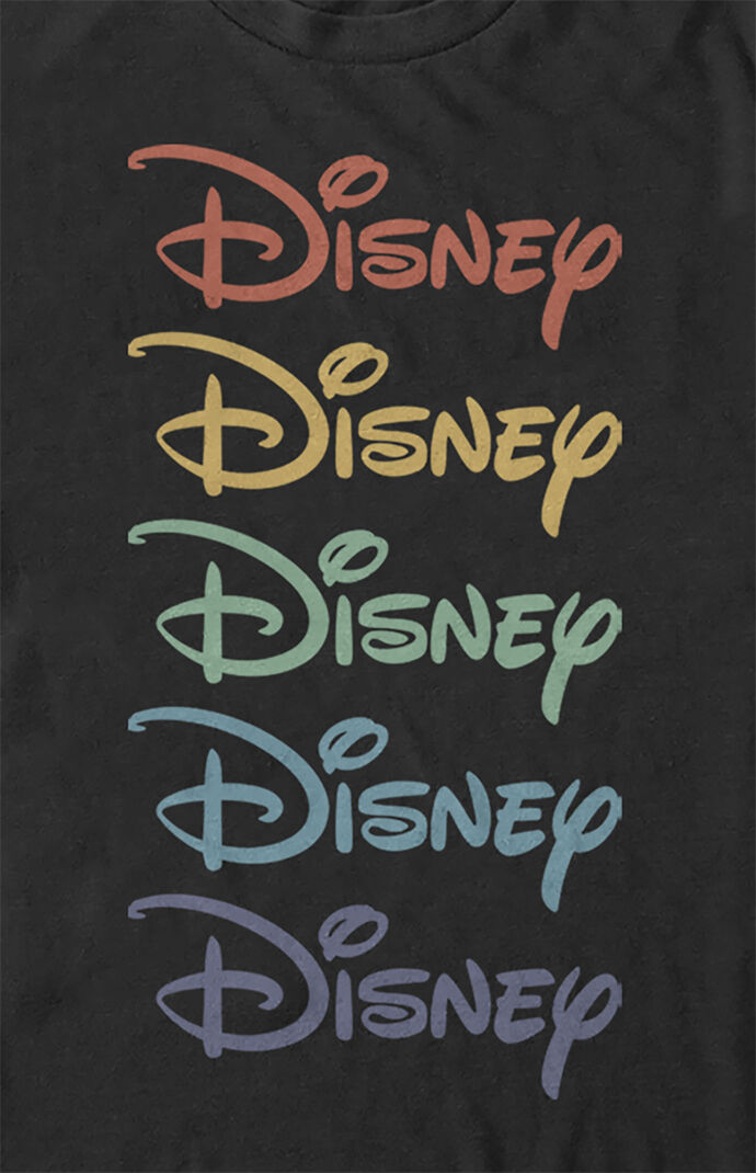 Disney Rainbow Stacked T-Shirt