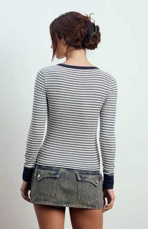 Kelsey Thermal Cuff Long Sleeve Top image number 5