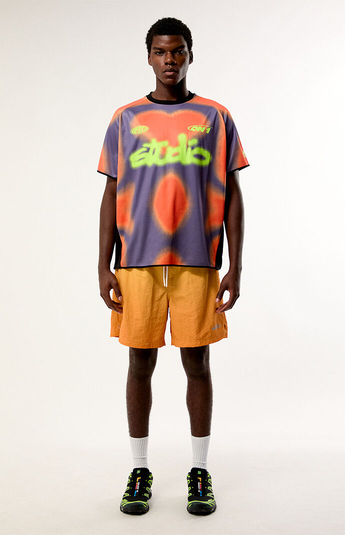 Studio by Supervsn Purple & Red Studio Heat Map Short Sleeve