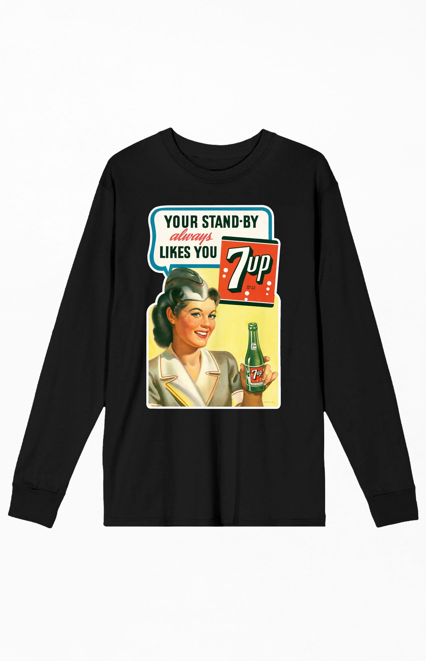 PacSun 7UP Your Stand-By Long Sleeve T-Shirt