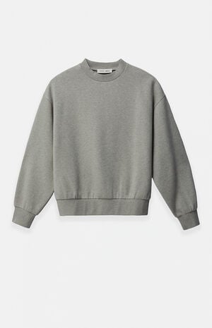 Concrete Heather Classic Fleece Crew Neck Sweatshirt image number 1