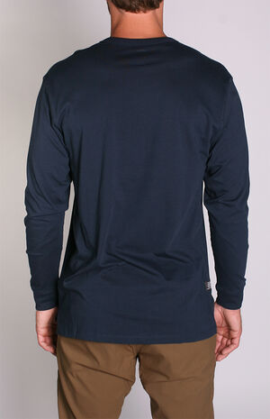 Navy Density Premium Long Sleeve T-Shirt image number 2
