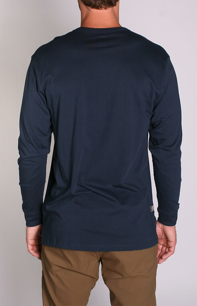Navy Density Premium Long Sleeve T-Shirt