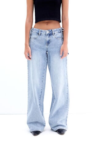 Casey Bow Low Rise Baggy Jeans image number 2