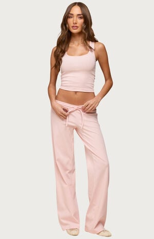 Linda Ribbed Scoop Neck Tank Top image number 5