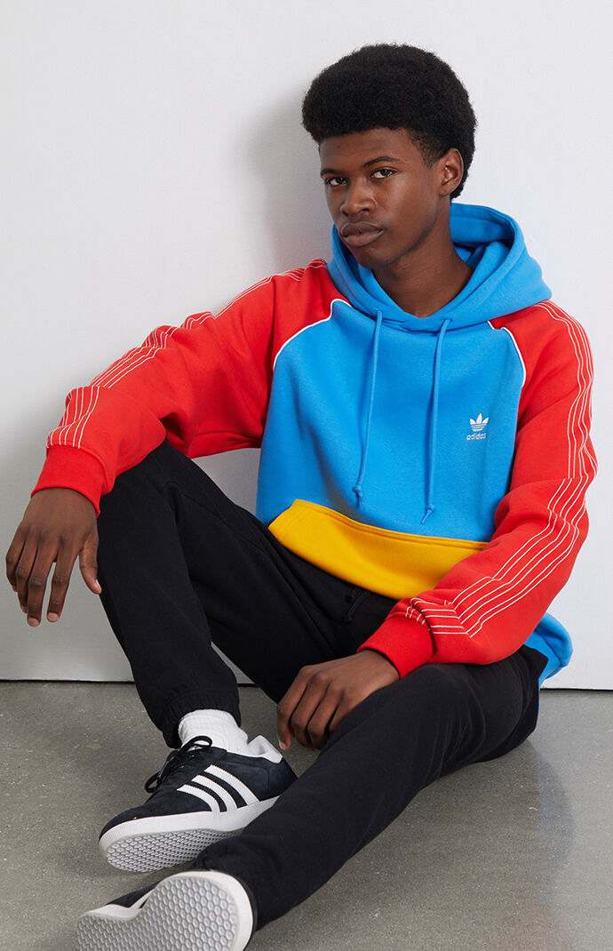 Colour block hotsell adidas sweatshirt
