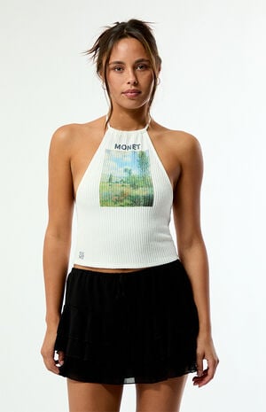 x Pacsun Claude Monet Halter Top image number 2