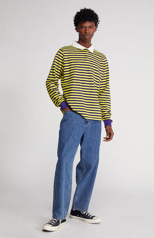 Pique Long Sleeve Polo Shirt image number 2