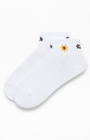 Daisy Ribbed Ankle Socks Daisy Ribbed Ankle Socks image number 1
