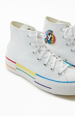 Pride Chuck Taylor All Star High Top Lift Platform Sneakers image number 6