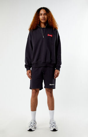 By PacSun Quarter Zip Ribbon Sweatshirt image number 4