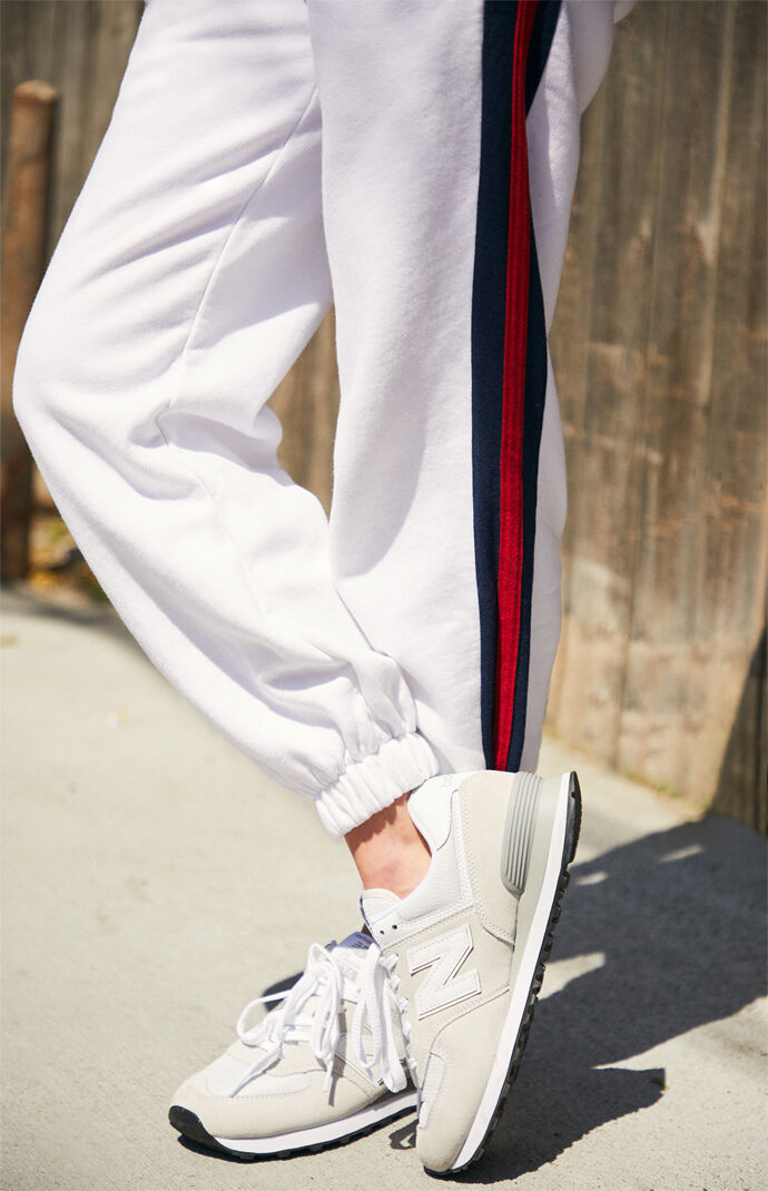 john galt white sweatpants