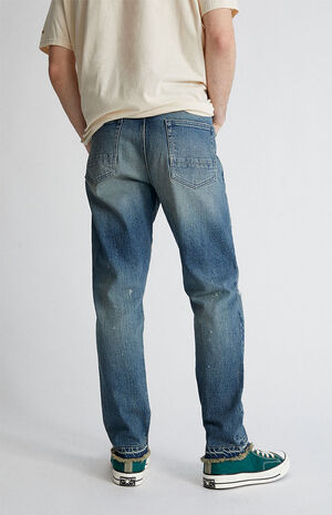 Dark Indigo Tinted Slim Taper Jeans image number 4