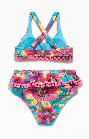 Kids Go Go Ruffle Bikini Top & Bottom Set image number 2