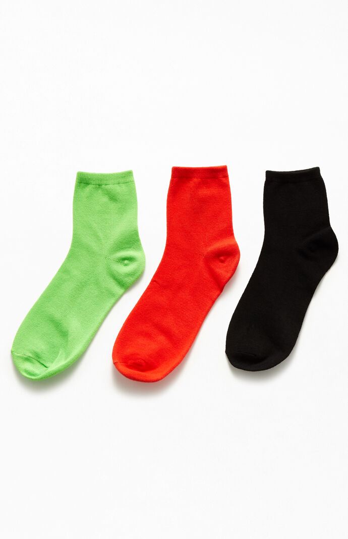 3-Pack Billie Eilish Quarter Socks