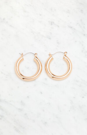 Medium Tube Hoop Earrings image number 1