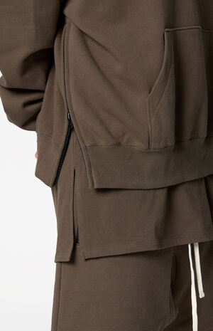 Essentials Half Zip Pullover Hoodie image number 4