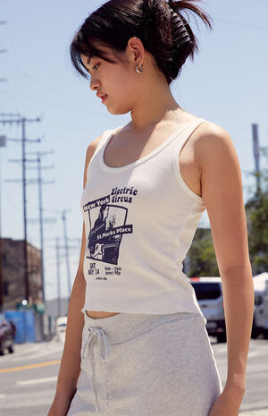 Electric Circus Waffle Knit Tank Top image number 3