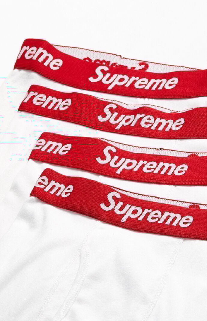 Supreme store boxers red