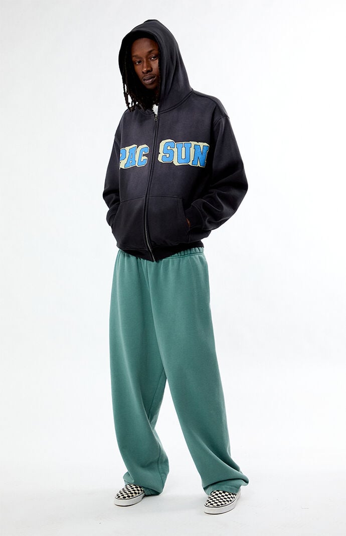 Pacsun Varsity Bear Full Zip Hoodie | Pacsun