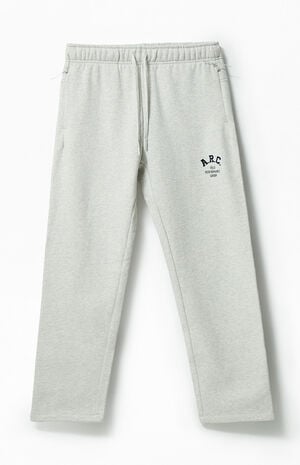 Gray&nbsp;Heavyweight Fleece Baggy Sweatpants image number 3