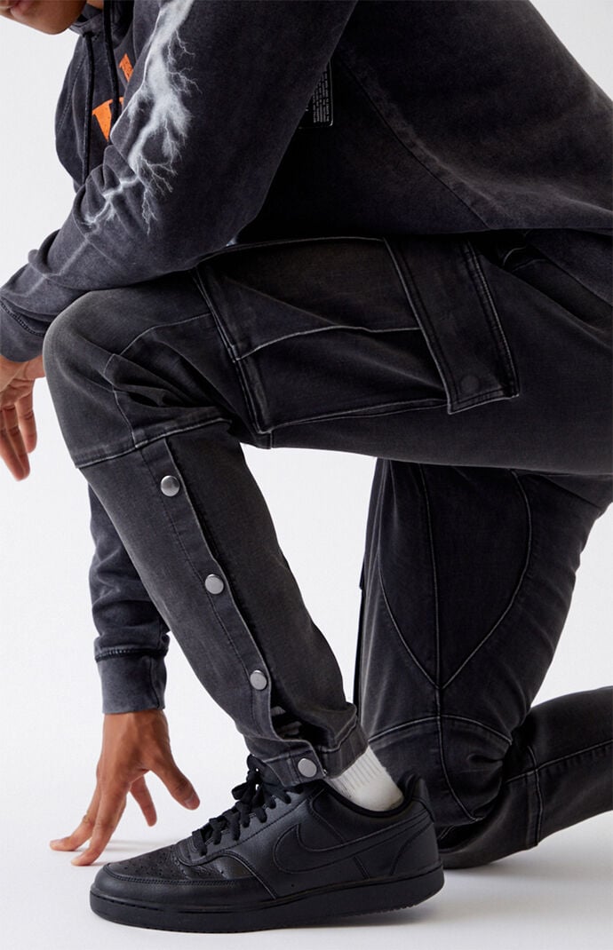 button cargo pants