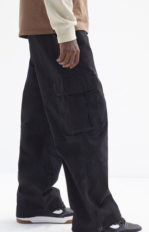 Stretchy Extreme Baggy Canvas Cargo Pants image number 4