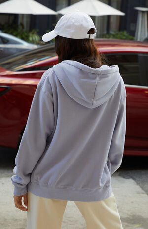 Light Blue Full Zip Hoodie image number 4
