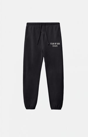 Kids Jet Black Classic Fleece Sweatpants image number 1