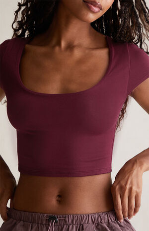 Sculpting Hazel Fitted Scoop Top image number 3