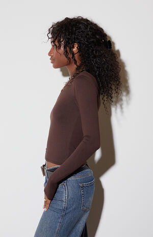 Softest Cowl Neck Long Sleeve Top image number 2