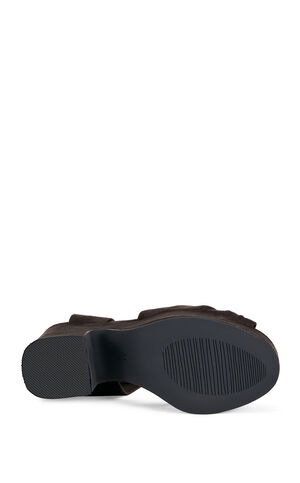 Women's Saki Chocolate Platform Wrap Sandals image number 5