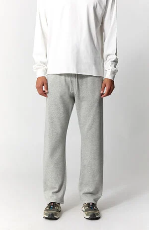 Gray Johnny Fleece Straight Sweatpants image number 2