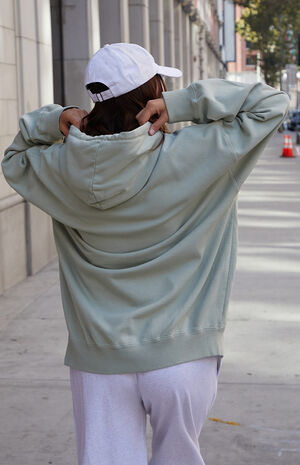 Pale Sage Full Zip Hoodie image number 4