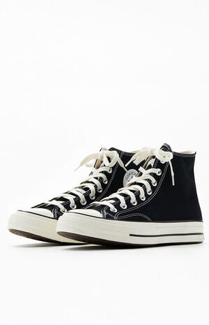 Black Chuck 70 High Top Shoes image number 2
