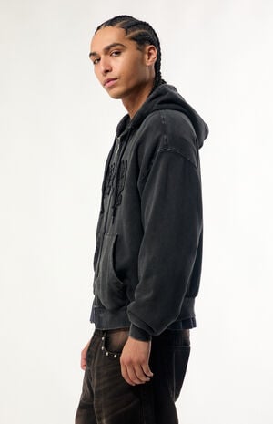 Gothic Zip Up Hoodie image number 3