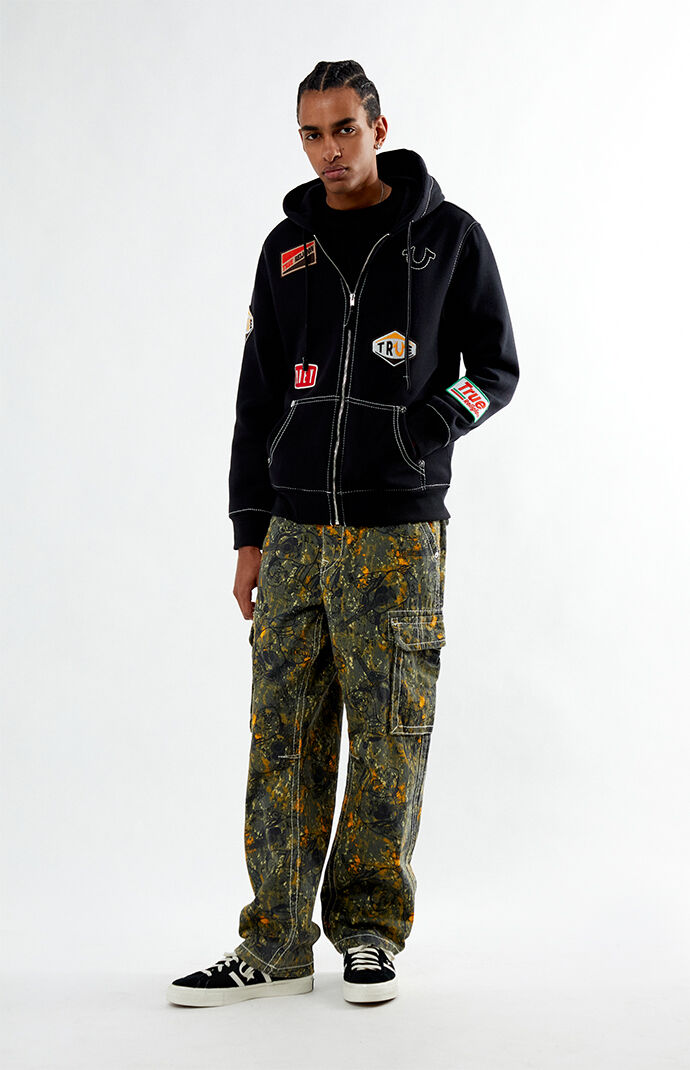 True Religion Big T Camo Cargo Baggy Pants | Pacsun