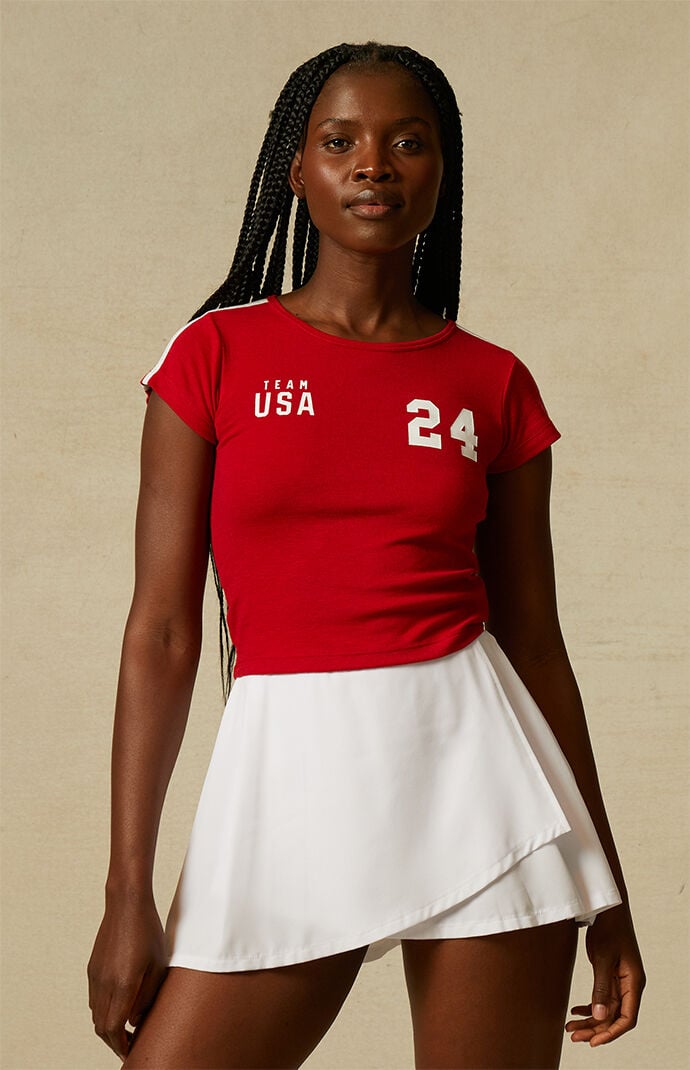 Olympics PAC WHISPER Active Team USA Sport Mini Skort PacSun