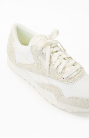 White Classic Nylon Sneakers image number 6