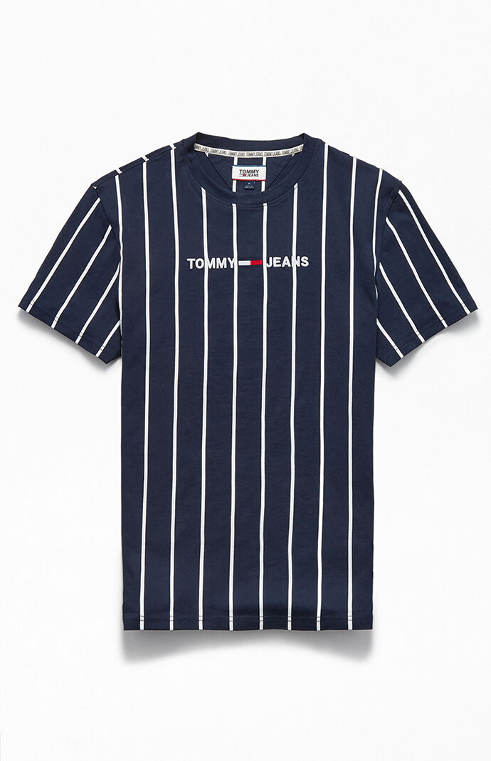 tommy jeans back stripe tee