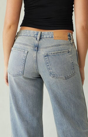 Eco Dark Indigo Low Rise Baggy Jeans