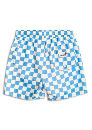 Kids Checkerboard Liffy Swim Trunks image number 2
